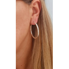 Silver Sweet Apple Hoops | Sweet Apple